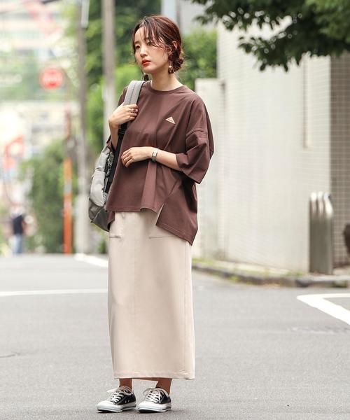 coen（コーエン）の「KELTY（ケルティ）別注Tシャツ#（Tシャツ/カットソー・レディース・ベージュ/ホワイト/オリーブ/ダークブラウン/ピンク/ダークグレー・FREE）」の17枚目の写真