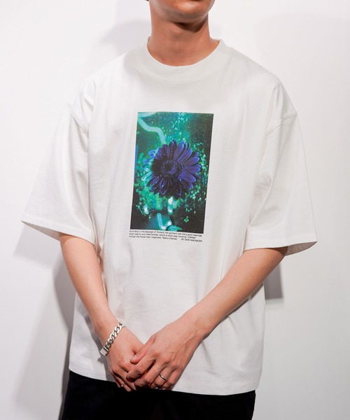 JUNRED（ジュンレッド）の「ＤＡＩＫＩ　ＮＡＫＡＭＵＲＡ×ＪＵＮＲｅｄフォトＴ（Tシャツ/カットソー・メンズ・ホワイト/ブラック/ベージュ/ブルー/ホワイト系その他/ホワイト系その他2・M/L）」の3枚目の写真