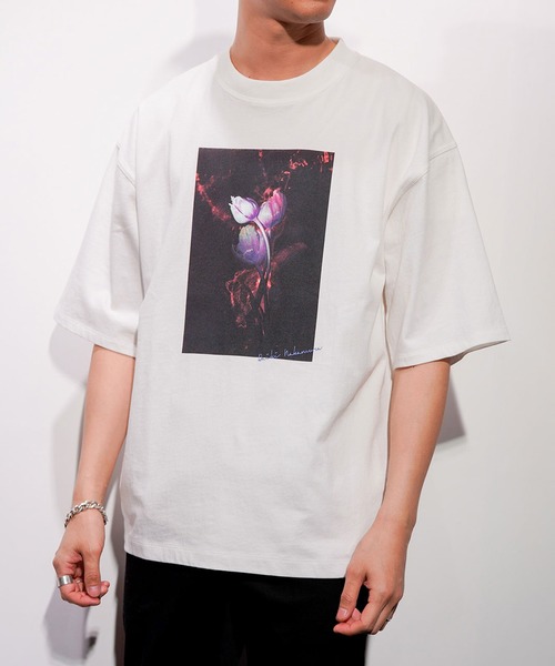 JUNRED（ジュンレッド）の「ＤＡＩＫＩ　ＮＡＫＡＭＵＲＡ×ＪＵＮＲｅｄフォトＴ（Tシャツ/カットソー・メンズ・ホワイト/ブラック/ベージュ/ブルー/ホワイト系その他/ホワイト系その他2・M/L）」の2枚目の写真