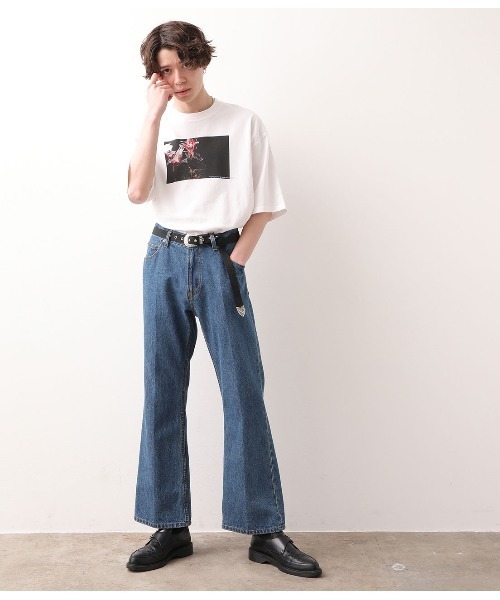 JUNRED（ジュンレッド）の「ＤＡＩＫＩ　ＮＡＫＡＭＵＲＡ×ＪＵＮＲｅｄフォトＴ（Tシャツ/カットソー・メンズ・ホワイト/ブラック/ベージュ/ブルー/ホワイト系その他/ホワイト系その他2・M/L）」の16枚目の写真