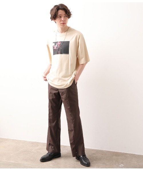 JUNRED（ジュンレッド）の「ＤＡＩＫＩ　ＮＡＫＡＭＵＲＡ×ＪＵＮＲｅｄフォトＴ（Tシャツ/カットソー・メンズ・ホワイト/ブラック/ベージュ/ブルー/ホワイト系その他/ホワイト系その他2・M/L）」の19枚目の写真