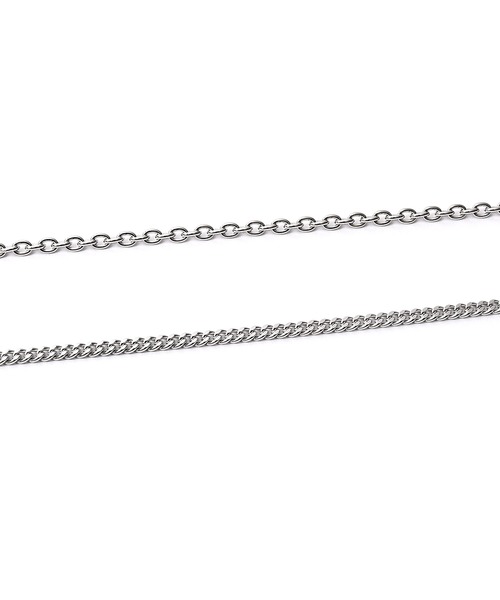 MinoriTY(マイノリティ)の「キヘイTバーチェーンネックレス メンズ ウィメンズ(ネックレス・メンズ・シルバー・60cm)」の8枚目の写真