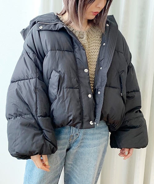 apres jour（アプレジュール）の「中綿フードブルゾン【ZOZOTOWN限定アイテム】20AW☆（ダウンジャケット/コート・レディース・ブラック/アイボリー/ライトベージュ・フリー）」の20枚目の写真