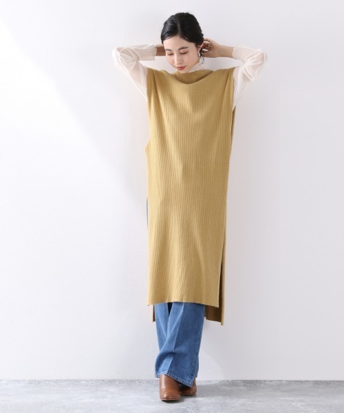 LOWRYS FARM（ローリーズファーム）の「ニットベストワンピース　893362（ワンピース・レディース・アイボリー/イエロー/レッド/ブラック・FREE）」の19枚目の写真