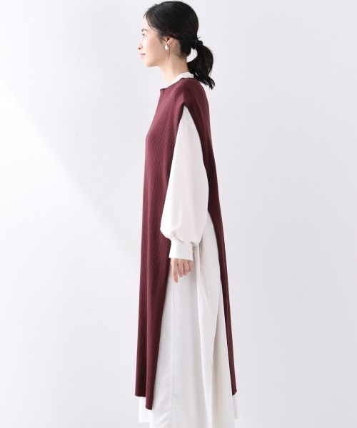 LOWRYS FARM（ローリーズファーム）の「ニットベストワンピース　893362（ワンピース・レディース・アイボリー/イエロー/レッド/ブラック・FREE）」の18枚目の写真