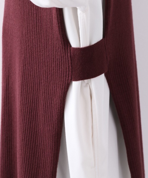 LOWRYS FARM（ローリーズファーム）の「ニットベストワンピース　893362（ワンピース・レディース・アイボリー/イエロー/レッド/ブラック・FREE）」の14枚目の写真