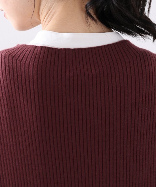 LOWRYS FARM（ローリーズファーム）の「ニットベストワンピース　893362（ワンピース・レディース・アイボリー/イエロー/レッド/ブラック・FREE）」の12枚目の写真