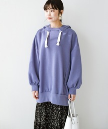 haco! | 【スザンヌさんコラボ】オーバーサイズが華奢見せさせる　大人女子のためのスウェット風ビッグパーカー　by LOVE&PEACE PROJECT(パーカー)