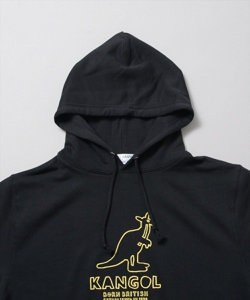 KANGOL(カンゴール)の「KANGOL【カンゴール】×NAIJEL GRAPH【ナイジェルグラフ】プリントパーカー(パーカー・メンズ・ブラック/グレー・M/L/XL)」の5枚目の写真