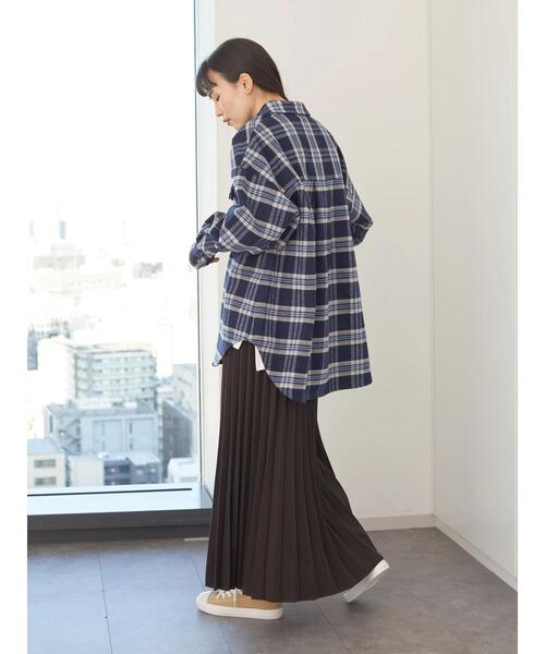 AMERICAN HOLIC（アメリカンホリック）の「厚手チェックシャツ　＊（シャツ/ブラウス・レディース・ホワイト系その他7/ブラウン系その他4/ブルー系その他5/キャメル・M/L）」の13枚目の写真