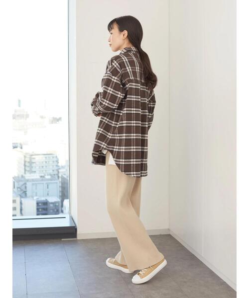 AMERICAN HOLIC（アメリカンホリック）の「厚手チェックシャツ　＊（シャツ/ブラウス・レディース・ホワイト系その他7/ブラウン系その他4/ブルー系その他5/キャメル・M/L）」の19枚目の写真