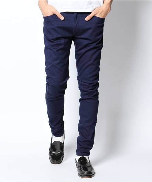 CIAOPANIC（チャオパニック）の「【Ciaopanic】ストレッチW/Fチノスーパースキニーパンツ（チノパンツ・メンズ・ネイビー/ブラック/グレー・MEDIUM/SMALL/LARGE）」の3枚目の写真
