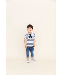 Love&Peace&Money（ラブアンドピースアンドマネー）の「ニットデニムスキニーパンツ（その他パンツ・キッズ）」