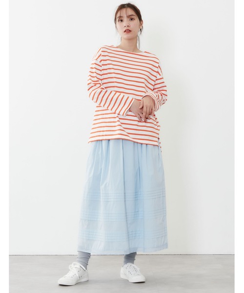 POU DOU DOU(プードゥドゥ)の「デザインタックギャザースカート(スカート・レディース・オフホワイト/ブルー/ブラック・3)」の9枚目の写真