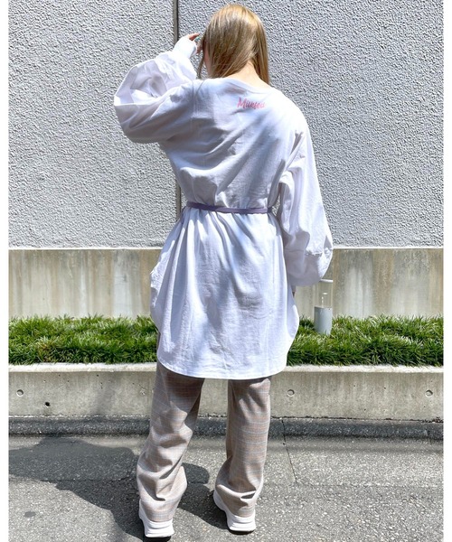 MILKFED.(ミルクフェド)の「BASIC THIN BELT(ベルト・レディース・ホワイト/ブラック/ブラウン/ライトパープル・ONE SIZE)」の9枚目の写真