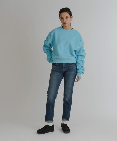 Levi's（リーバイス）の「LEVI'S(R) MADE&CRAFTED(R) RIPTIDE スウェットシャツ BLUE BREEZE（スウェット・レディース・ブルー・S/M/XS）」の9枚目の写真
