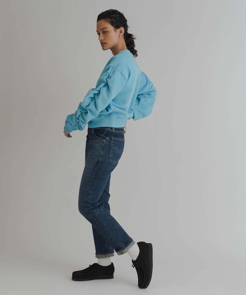Levi's（リーバイス）の「LEVI'S(R) MADE&CRAFTED(R) RIPTIDE スウェットシャツ BLUE BREEZE（スウェット・レディース・ブルー・S/M/XS）」の11枚目の写真