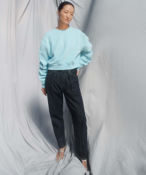 Levi's（リーバイス）の「LEVI'S(R) MADE&CRAFTED(R) RIPTIDE スウェットシャツ BLUE BREEZE（スウェット・レディース・ブルー・S/M/XS）」の18枚目の写真