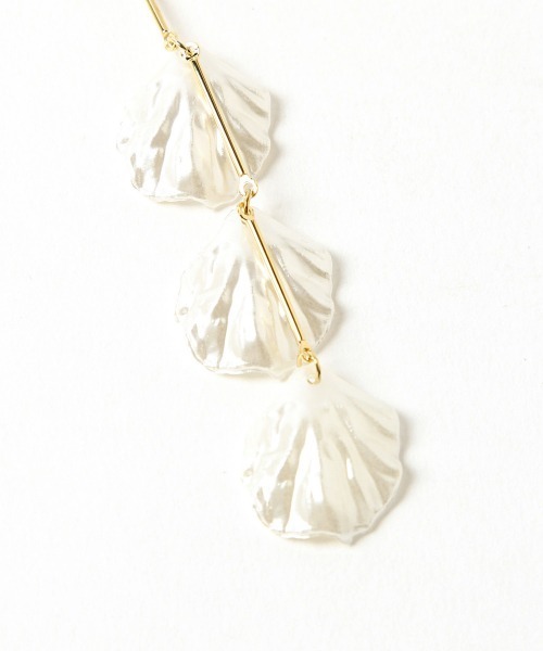 Heather（ヘザー）の「ハナビラパールイヤー　937369（ピアス（両耳用）・レディース・ホワイト系その他/ゴールド系その他/ホワイト系その他2/ゴールド系その他2・ONESIZE）」の10枚目の写真