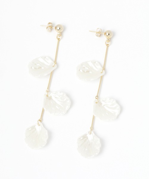 Heather（ヘザー）の「ハナビラパールイヤー　937369（ピアス（両耳用）・レディース・ホワイト系その他/ゴールド系その他/ホワイト系その他2/ゴールド系その他2・ONESIZE）」の21枚目の写真