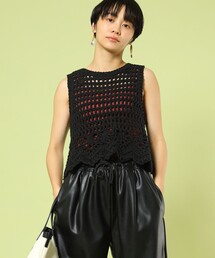 コード刺繍ベスト