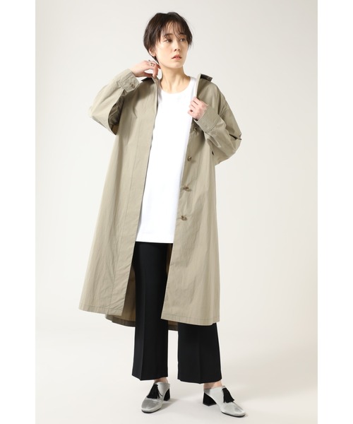 ROSE BUD（ローズバッド）の「ステンカラーコート（ステンカラーコート・レディース・ベージュ/ブルー・ONE SIZE）」の5枚目の写真