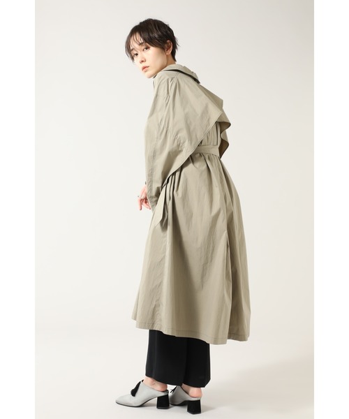 ROSE BUD（ローズバッド）の「ステンカラーコート（ステンカラーコート・レディース・ベージュ/ブルー・ONE SIZE）」の7枚目の写真