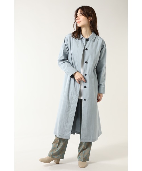 ROSE BUD（ローズバッド）の「ステンカラーコート（ステンカラーコート・レディース・ベージュ/ブルー・ONE SIZE）」の9枚目の写真