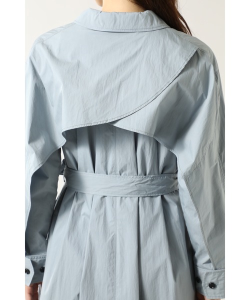 ROSE BUD（ローズバッド）の「ステンカラーコート（ステンカラーコート・レディース・ベージュ/ブルー・ONE SIZE）」の18枚目の写真