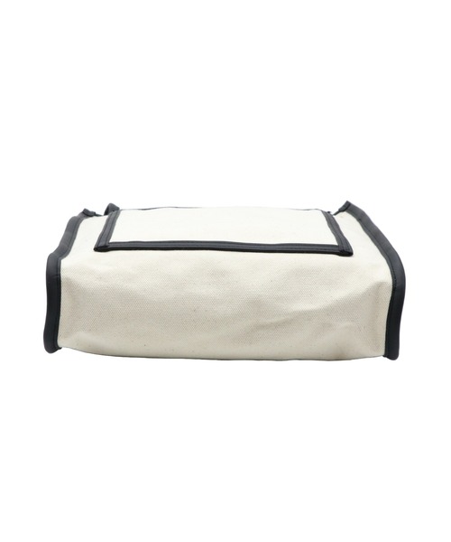 POUTOJOURU（ポートジュール）の「【ポートジュール】 キャンバトートバッグ　PUレザーパイピング（トートバッグ・レディース・アイボリー/ブラック/ブラウン・FREE）」の6枚目の写真