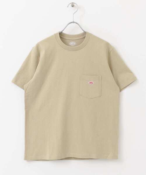 DANTON（ダントン）の「DANTON　POCKET 半袖Tシャツ（Tシャツ/カットソー・レディース・パープル/ホワイト/ベージュ/ネイビー・36）」の14枚目の写真
