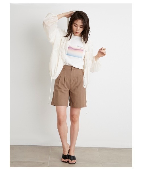 SNIDEL（スナイデル）の「ウォッシャブルリネンハーフパンツ