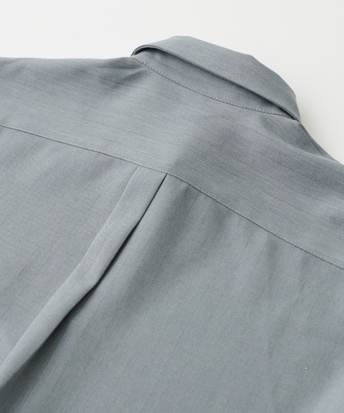 Ambre Neige（アンブルネージュ）の「クロップドオーバーシャツ／【WEB/EC限定商品】（シャツ/ブラウス・レディース・ベージュ/ブルー・FREE）」の19枚目の写真