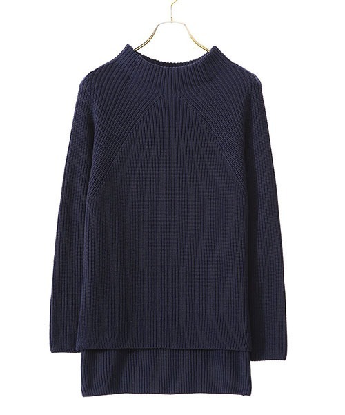 【人気】BATONER バトナー KNIT NAVY ニットセーター バトナーニット ネイビー BATONER バトナー シグネイチャーニット