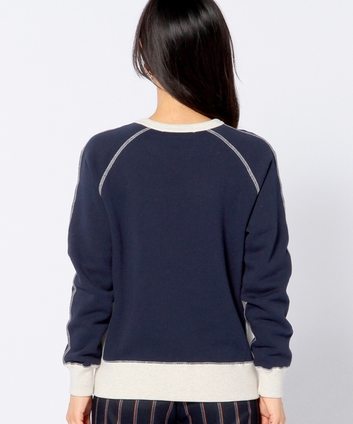 Another Edition（アナザーエディション）の「S.E.N. 刺繍プルオーバー/ AE S.E.N. EMBR PO◆（スウェット・レディース・ネイビー/グレー/ブラウン・フリー）」の4枚目の写真