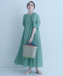 CADUNE（カデュネ）の「?デザインスリーブワンピース