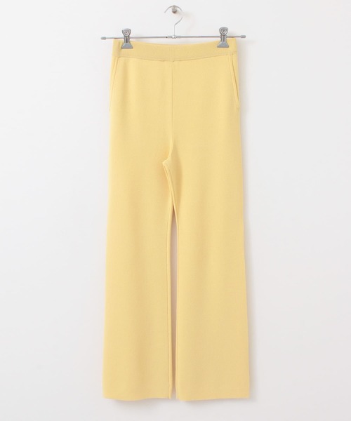 URBAN RESEARCH Sonny Label（アーバンリサーチサニーレーベル）の「(接触冷感)サマーニットパンツ（その他パンツ・レディース・ブラック/アイボリー/イエロー系その他・FREE）」の16枚目の写真