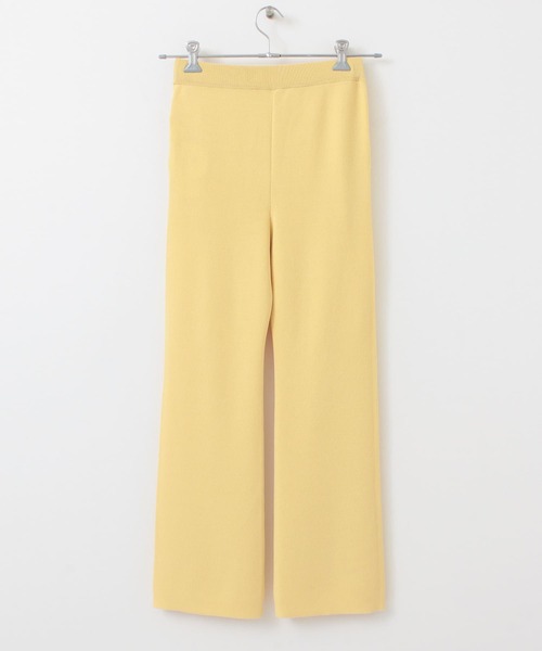 URBAN RESEARCH Sonny Label（アーバンリサーチサニーレーベル）の「(接触冷感)サマーニットパンツ（その他パンツ・レディース・ブラック/アイボリー/イエロー系その他・FREE）」の19枚目の写真