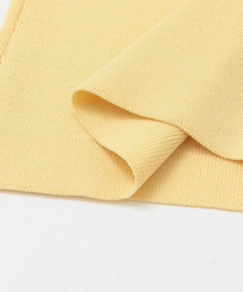 URBAN RESEARCH Sonny Label（アーバンリサーチサニーレーベル）の「(接触冷感)サマーニットパンツ（その他パンツ・レディース・ブラック/アイボリー/イエロー系その他・FREE）」の20枚目の写真