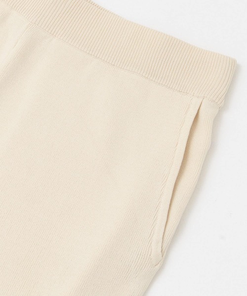 URBAN RESEARCH Sonny Label（アーバンリサーチサニーレーベル）の「(接触冷感)サマーニットパンツ（その他パンツ・レディース・ブラック/アイボリー/イエロー系その他・FREE）」の21枚目の写真