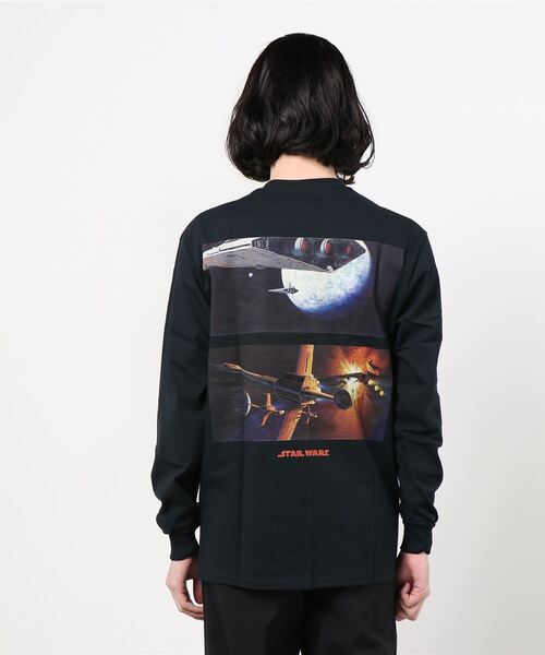 24karats（トゥウェンティーフォーカラッツ）の「STAR WARS Tee LS（Tシャツ/カットソー・メンズ・ホワイト/ブラック・S/M/L/XL）」の6枚目の写真