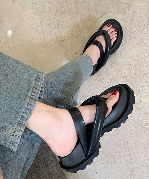 LUGG NAGG（ラグナグ）の「パデットプラットフォームサンダル