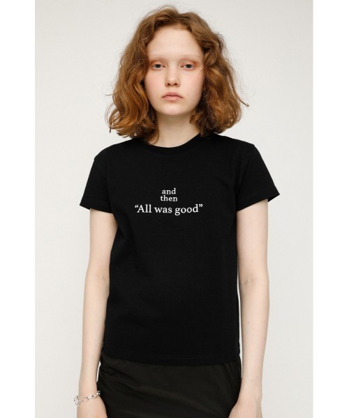 SLY（スライ）の「LOGO STETCH COMPACT T/SH ロゴ ステッチ コンパクト Tシャツ（Tシャツ/カットソー・レディース・ホワイト/ブラック/ライトパープル・FREE）」の16枚目の写真