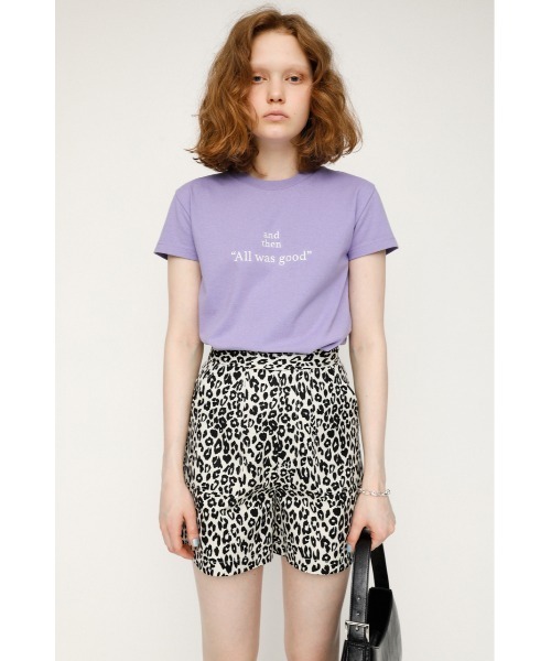 SLY（スライ）の「LOGO STETCH COMPACT T/SH ロゴ ステッチ コンパクト Tシャツ（Tシャツ/カットソー・レディース・ホワイト/ブラック/ライトパープル・FREE）」の21枚目の写真