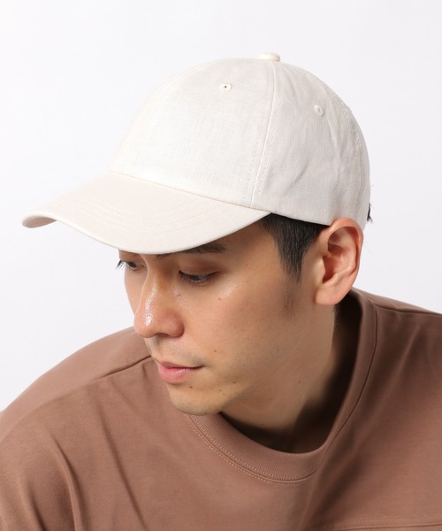 LAKOLE（ラコレ）の「リネンキャップ / 943305（キャップ・メンズ・ライトグレー/グリーン/オフホワイト/ブラック・9）」の2枚目の写真