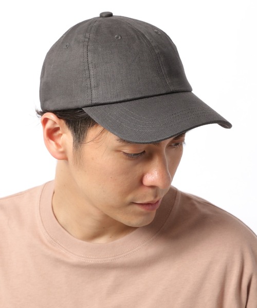 LAKOLE（ラコレ）の「リネンキャップ / 943305（キャップ・メンズ・ライトグレー/グリーン/オフホワイト/ブラック・9）」の3枚目の写真