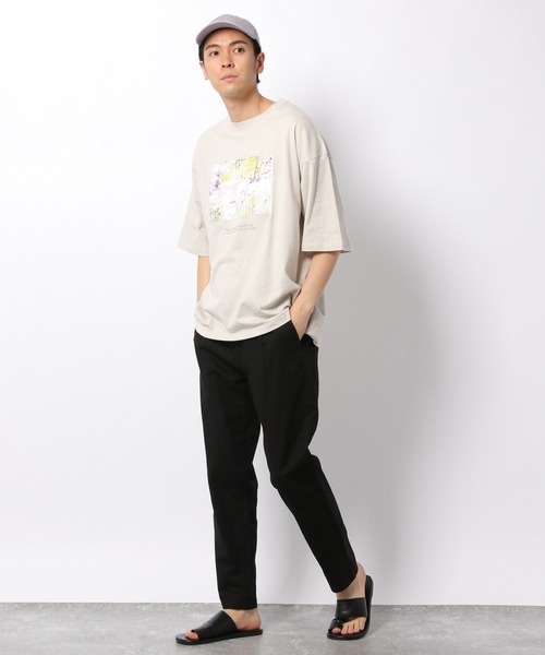 LAKOLE（ラコレ）の「リネンキャップ / 943305（キャップ・メンズ・ライトグレー/グリーン/オフホワイト/ブラック・9）」の7枚目の写真