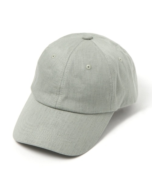 LAKOLE（ラコレ）の「リネンキャップ / 943305（キャップ・メンズ・ライトグレー/グリーン/オフホワイト/ブラック・9）」の5枚目の写真