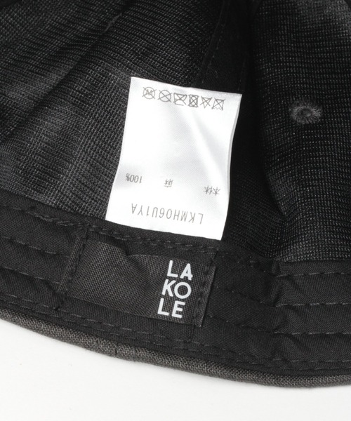 LAKOLE（ラコレ）の「リネンキャップ / 943305（キャップ・メンズ・ライトグレー/グリーン/オフホワイト/ブラック・9）」の6枚目の写真
