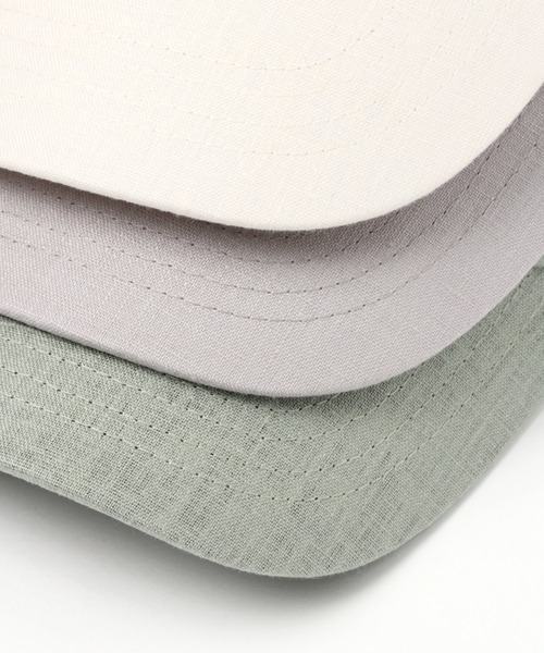 LAKOLE（ラコレ）の「リネンキャップ / 943305（キャップ・メンズ・ライトグレー/グリーン/オフホワイト/ブラック・9）」の15枚目の写真